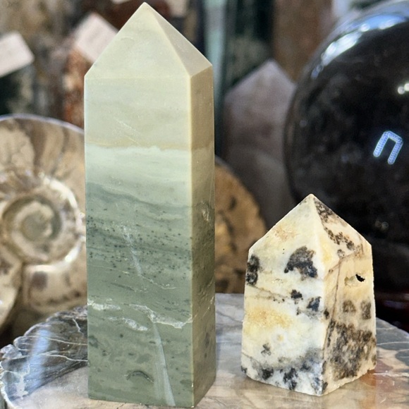 Picture Jasper, Smokey Quartz and Sphalerite Crystal Points! - Picture 4 of 7